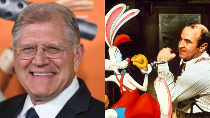 Robert Zemeckis and a still from Roger Rabbit (Image: AP and Disney)