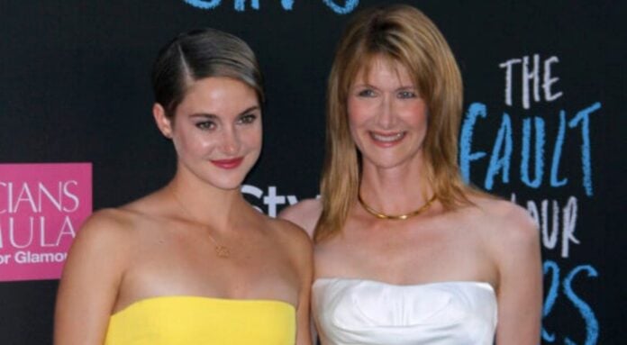 Shailene Woodley and Laura Dern (Image: AP)