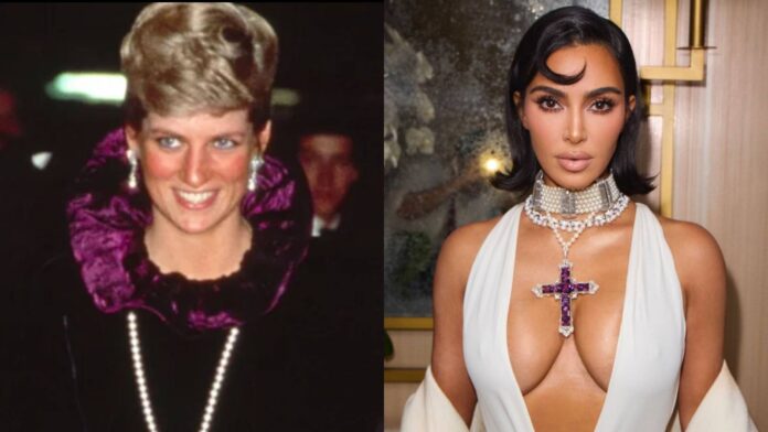 Princess Diana and Kim Kardashian (Image: Instagram @/kimkardashian)