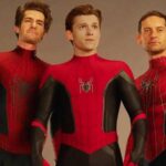 Andre Garfield, Tom Holland, and Tobey Maguire as Spider-Men (Image: youtube @Marvel)