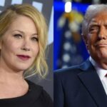 Christina Applegate and Donald Trump (Image: AP)