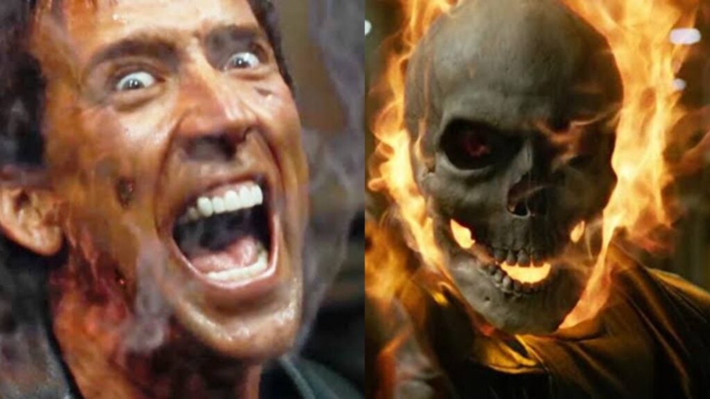 Nicholas Cage as Ghost Rider (Image: Sony)