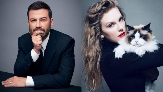 Jimmy Kimmel and Taylor Swift (Image: GQ and TIME)