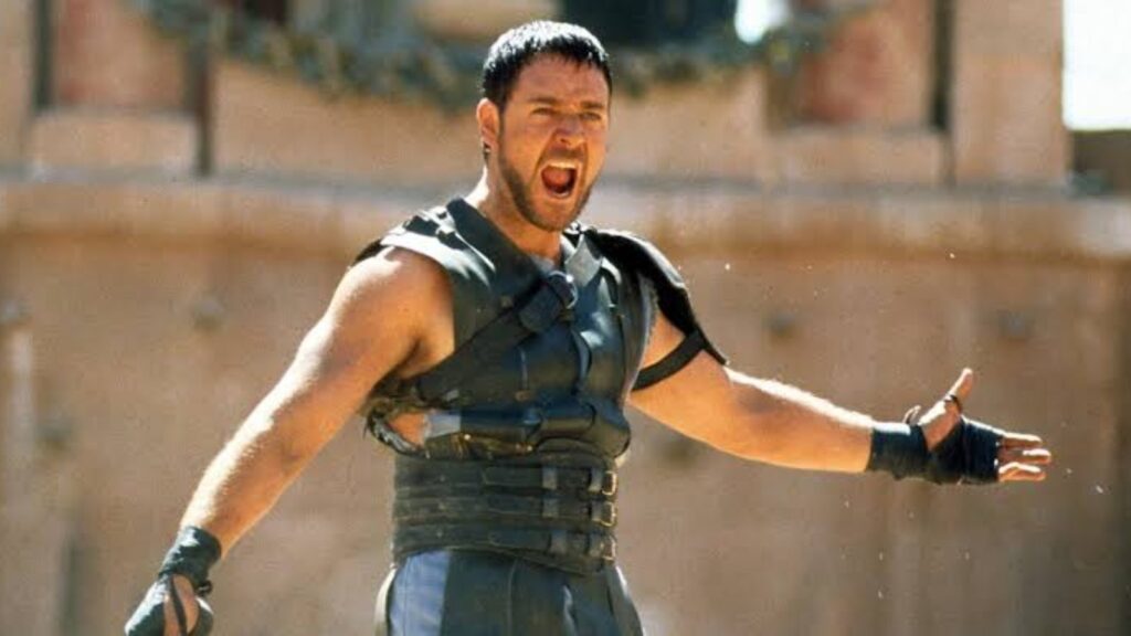 Russell Crowe in 'Gladiator' (Image: Dreamworks)