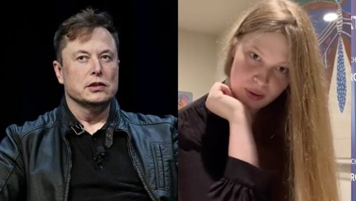 Elon Musk and Vivian Jenna Wilson (Image: X @elonmusk, tiktok)