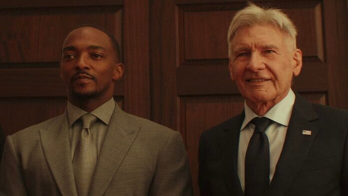 Anthony Mackie and Harrison Ford in 'Captain America: Brave New World (Image: Marvel)