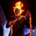 Nicolas Cage as Ghost Rider (Image: Sony)
