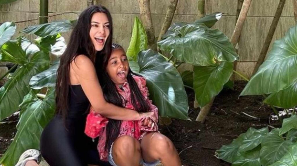 Kim Kardashian with her eldest daughter North West (Image: Instagram @kimkardashian)