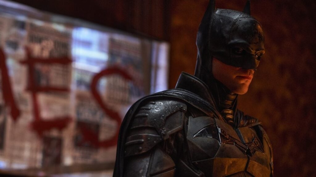 Robert Pattinson's Batman (Image: Warner Bros)