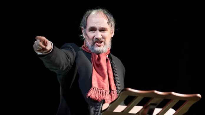 Mark Rylance in the play 'Dr. Semmelweis' (Image: YouTube)