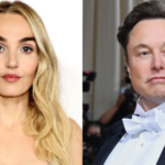 Chloe Fineman and Elon Musk (Images: AP)