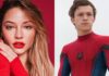 Madelyn Cline and Tom Holland as Spider-man (Image: instagram @madelyncline, Marvel)