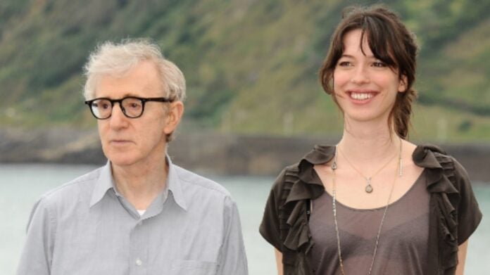 Woody Allen and Rebecca Hall (Image: Variety)