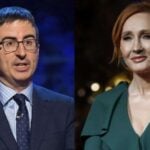 John Oliver and J.K. Rowling (Image: AP)