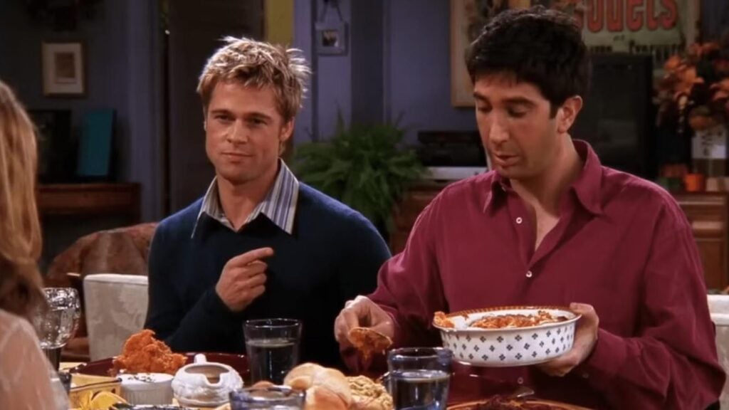 Brad Pitt in 'Friends' (Image:NBC)