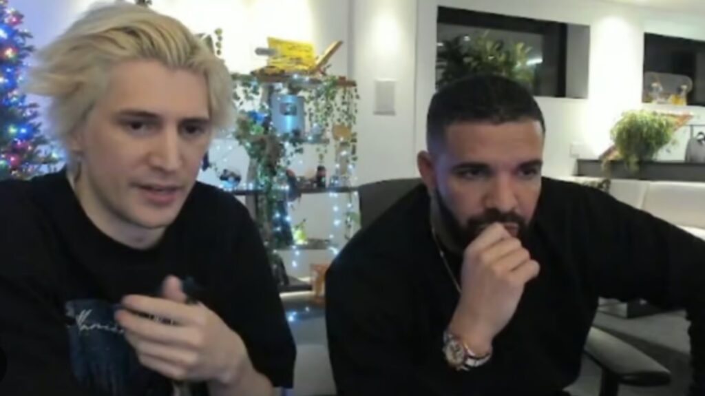 xQc and Drake (Image: YouTube)