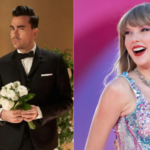 Still from 'Schitt's Creek'(L) and Taylor Swift (R) (Images: AP)