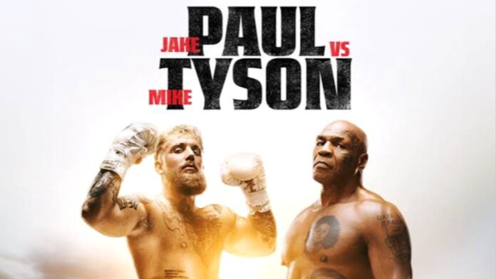 Jake Paul and Mile Tyson's fight (Image: Netflix)