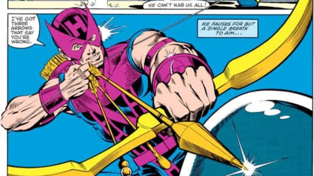 Hawkeye in the comics (Image: Marvel)