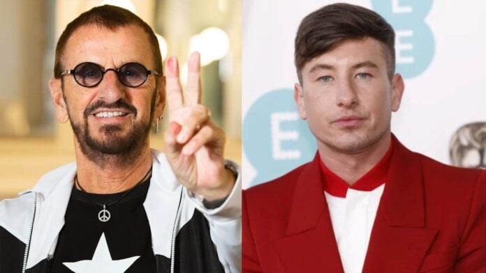 Ringo Starr and Barry Keoghan (Image: AP)