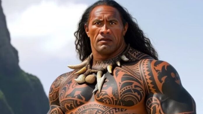 Dwayne Johnson as Maui (Image: X)