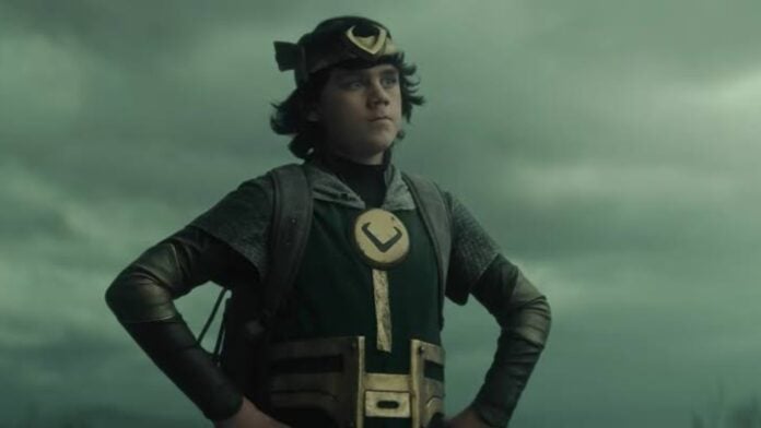 Jack Veal as Young Loki (Image: Marvel)