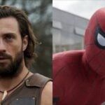 Aaron Taylor-Johnson in 'Kraven The Hunter' and Tom Holland as Spider-Man (Image: Sony, Marvel)