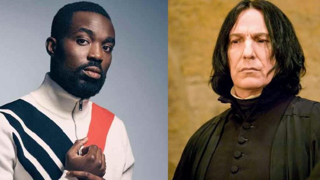 Paapa Essiedu and Severus Snape (Image: Telepgraph and Warnerbros)