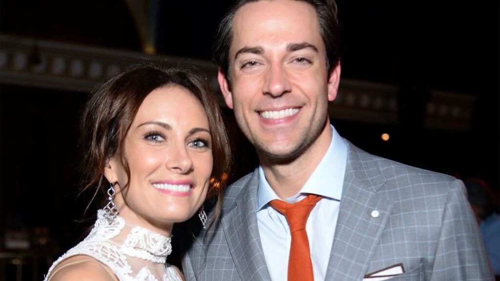 Laura Benanti with Zachary Levi (Image: AP)