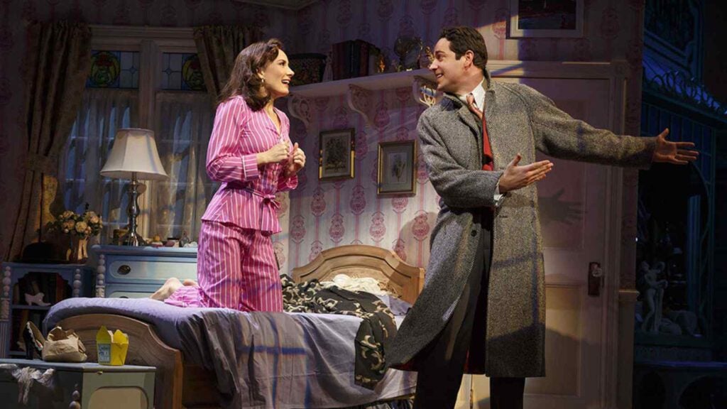 Laura Benanti with Zachary Levi in 'She Loves Me'