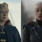 Emma D'Arcy in 'House Of The Dragon' and Emilia Clarke in 'Game Of Thrones' (Image: WarnerBros)