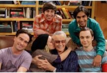 Stan Lee with the Cast of The Big Bang Theory