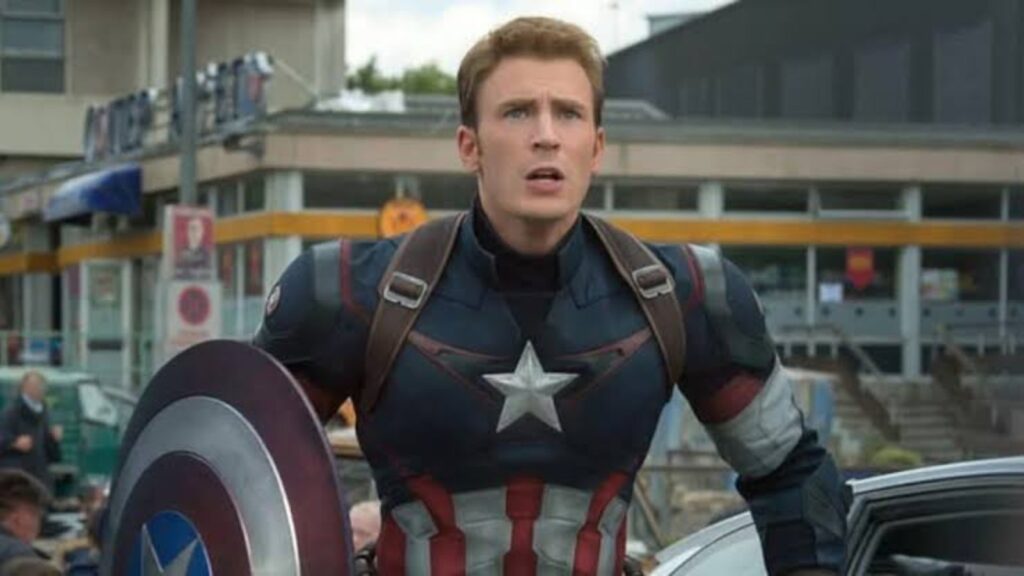 Chris Evans as Captain America (Image: Marvel)