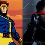 Cyclops in X-Men '97 and James Marsden as Cyclops (Image: 20th Century Fox, Marvel)