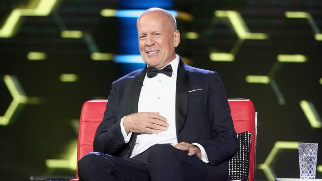 Bruce Willis in the roast (Image: Comedy Central)