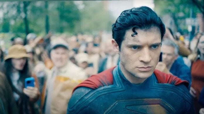 David Corenswet as Superman (Image: Warner Bros)