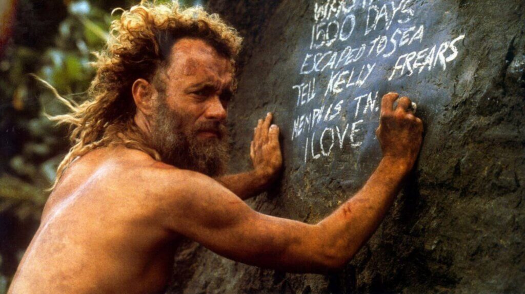 Tom Hanks in 'Cast Away' (Image: 20th Century Studios)