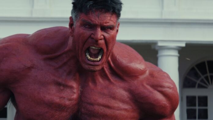 Harrison Ford as Red Hulk (Image: Marvel)