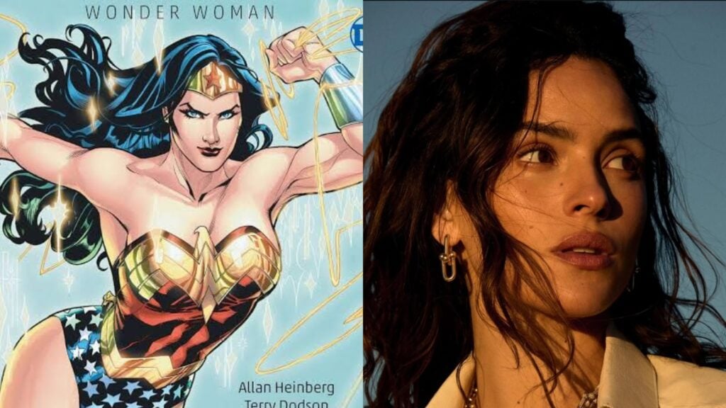 Wonder Woman and Adria Arjona (Image: DC, instagram @adriaarjana)