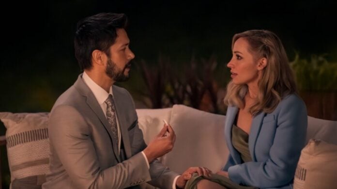 Mike proposing to Brie in 'Virgin River' (Image: Netflix)