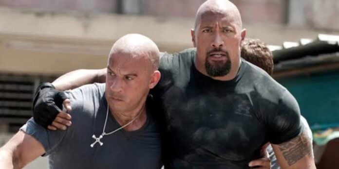 Vin Diesel and Dwayne Johnson in 'Fast and Furious'(Image: Universal Pictures)