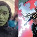 Cynthia Ervio in 'Wicked' and Storm in the comics (Image: Marvel)