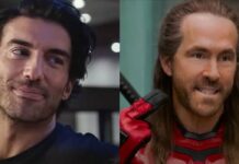 Justin Baldoni in 'It Ends with us', Ryan Reynolds as Nicepool (Image: Sony, Marvel)