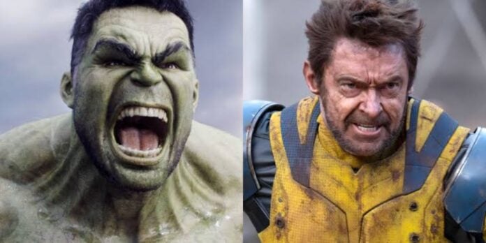 Mark Ruffalo as Hulk and Hugh Jackman as Wolverine (Image: Marvel)