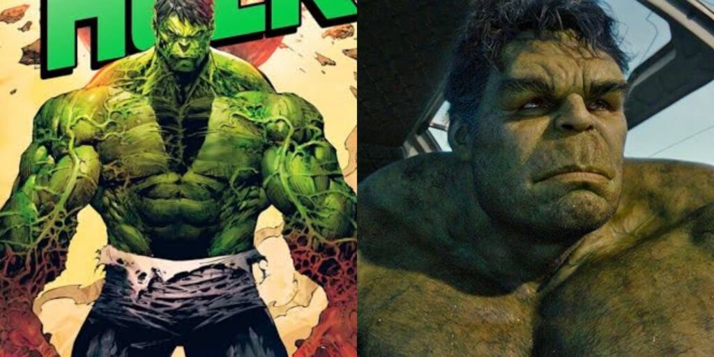 The Hulk in the comics and Mark Ruffalo's Hulk (Image: Marvel) 