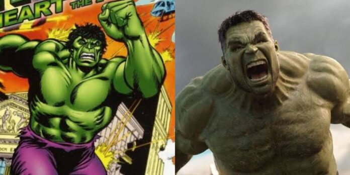 The Hulk in the comics and Mark Ruffalo's Hulk (Image: Marvel)