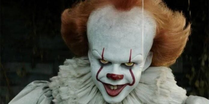 Pennywise in 'IT' (Image: Warner Bros)