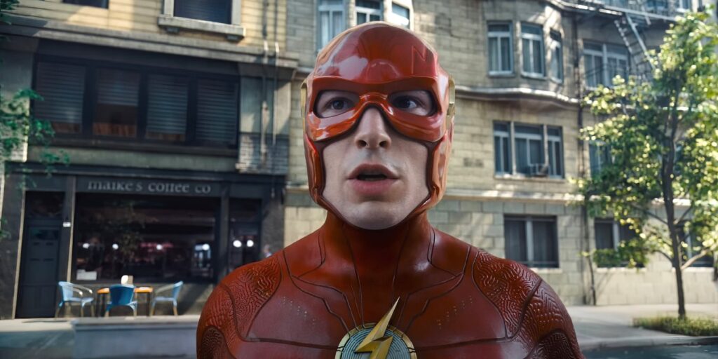 Ezra Miller as 'The Flash (Image: Warner Bros)