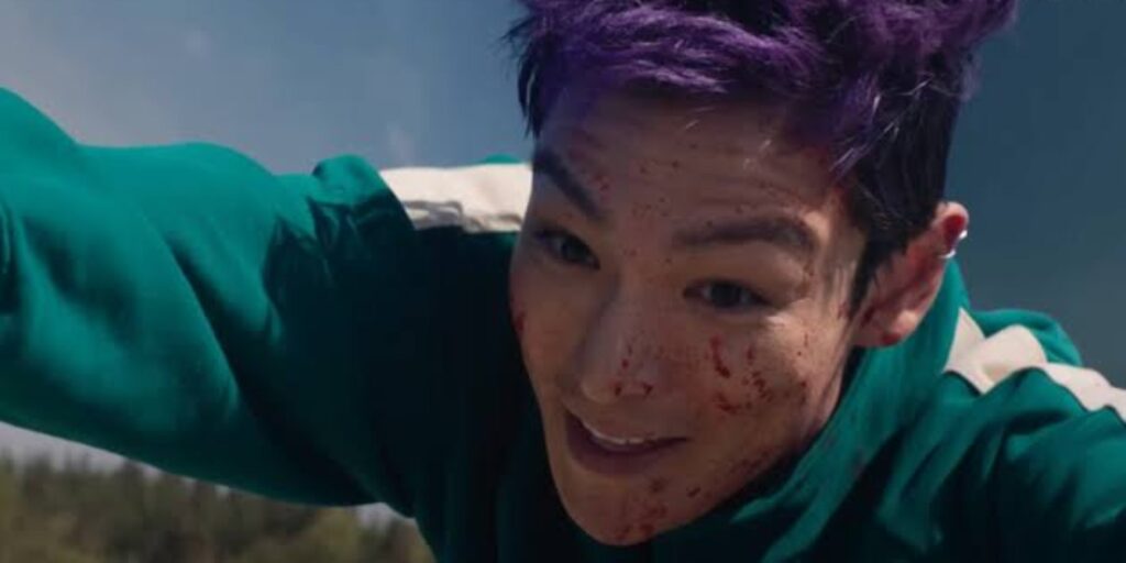 T.O.P. as Thanos in'Squid Game' (Image: Netflix)