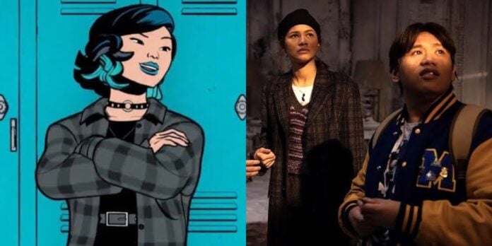 Nico Minoru in 'Your friendly neighborhood Spider-Man', MJ and Ned (Image: Marvel)